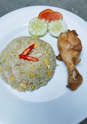 Foto resep Nasgor Ayam Sambal Hijau