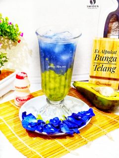Foto resep Es Alpukat 🥑 Bunga Telang