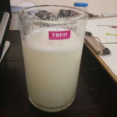 A picture of Lemon Soda Juice (Soda Sarbath alias naranga Soda) - with a twist.