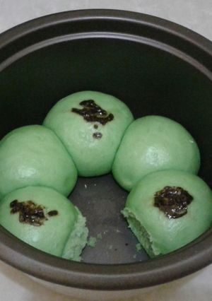 Foto resep Roti pandan coklat