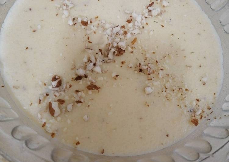 Recipe of Super Quick Homemade Almond kheer (Eid Special)