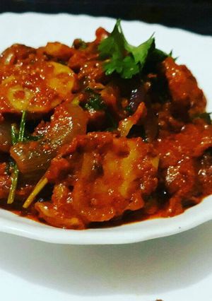 A picture of Spicy lotus stems.
