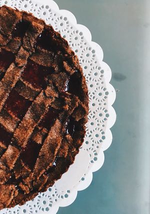 Una foto de Pastafrola de Frutilla 🍓y Chocolate 🍫