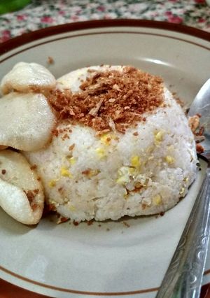 Foto resep Nasi Goreng Putih Plus Abon