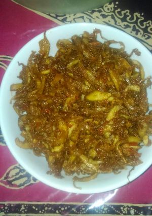 Foto resep jamur balado