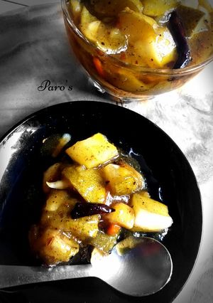 আমের টক ঝাল মিষ্টি আচার (aamer tok jhaal mishti achaar recipe in Bengali) রেসিপির প্রধান ছবি