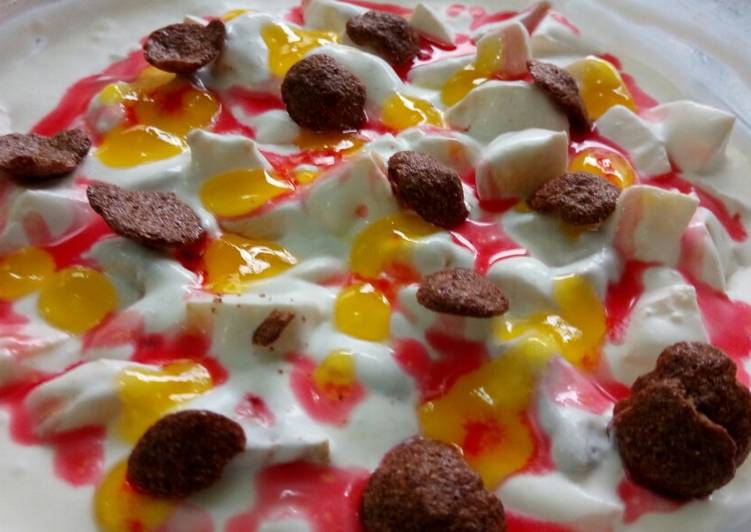 Recipe of Creamy Fruit delight