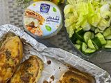 مناقيش جبن بالزعتر