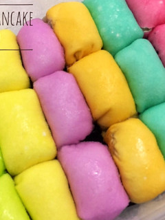 Foto resep Rainbow Pancake Durian