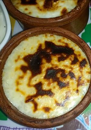 صورة لوصفة ارز بلبن في الفرن