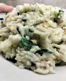 Risotto de espinaca y pollo 🍗