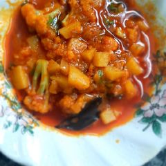 A picture of Gobhi nu shak.