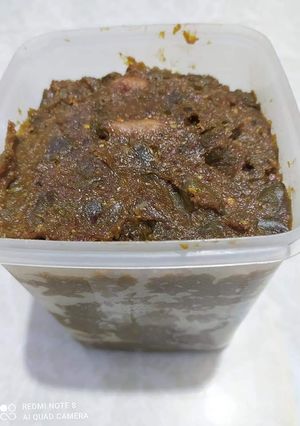 জলপাইয়ের ঝাল-মিষ্টি আচার। রেসিপির প্রধান ছবি