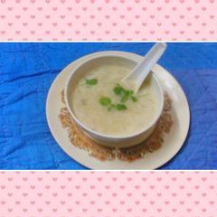 A picture of Cream of Mushroom Soup.