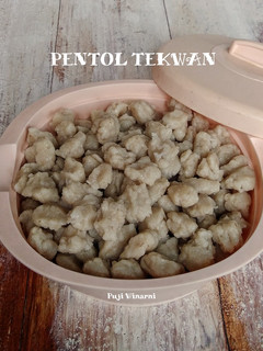 Foto resep Pentol tekwan