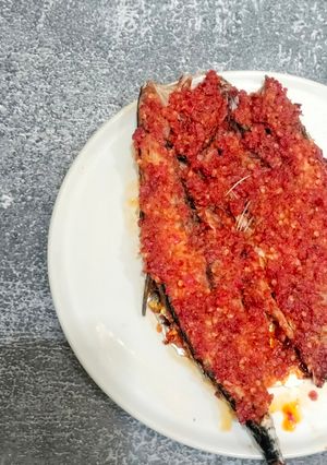 Foto resep Ikan Cakalang Panggang Bumbu Pedas