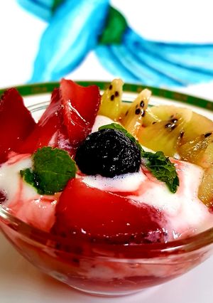 A picture of Fruity ice cream.