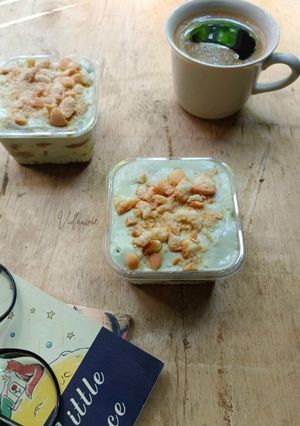 Foto resep Dessert box: Matchamisu 🍵💚