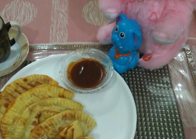 Recipe of Speedy Italian mini Calzone with Indian twist