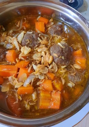 Foto resep Semur Bola Daging