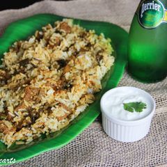 A picture of Thalassery Style Mutton Dum Biryani.