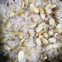 Una foto de Arroz de almendra