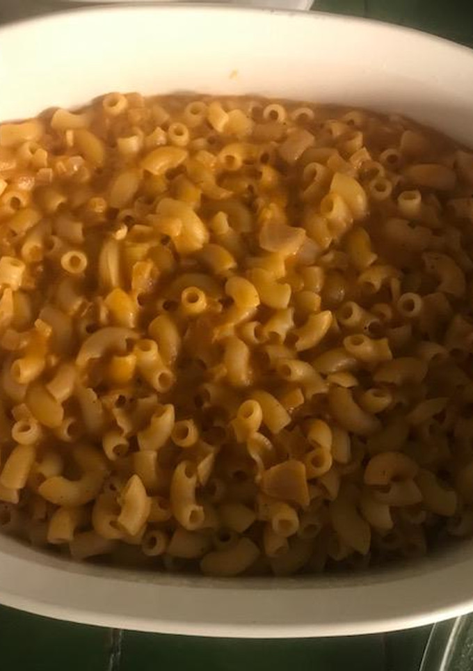 Una foto de Pasta de coditos al horno