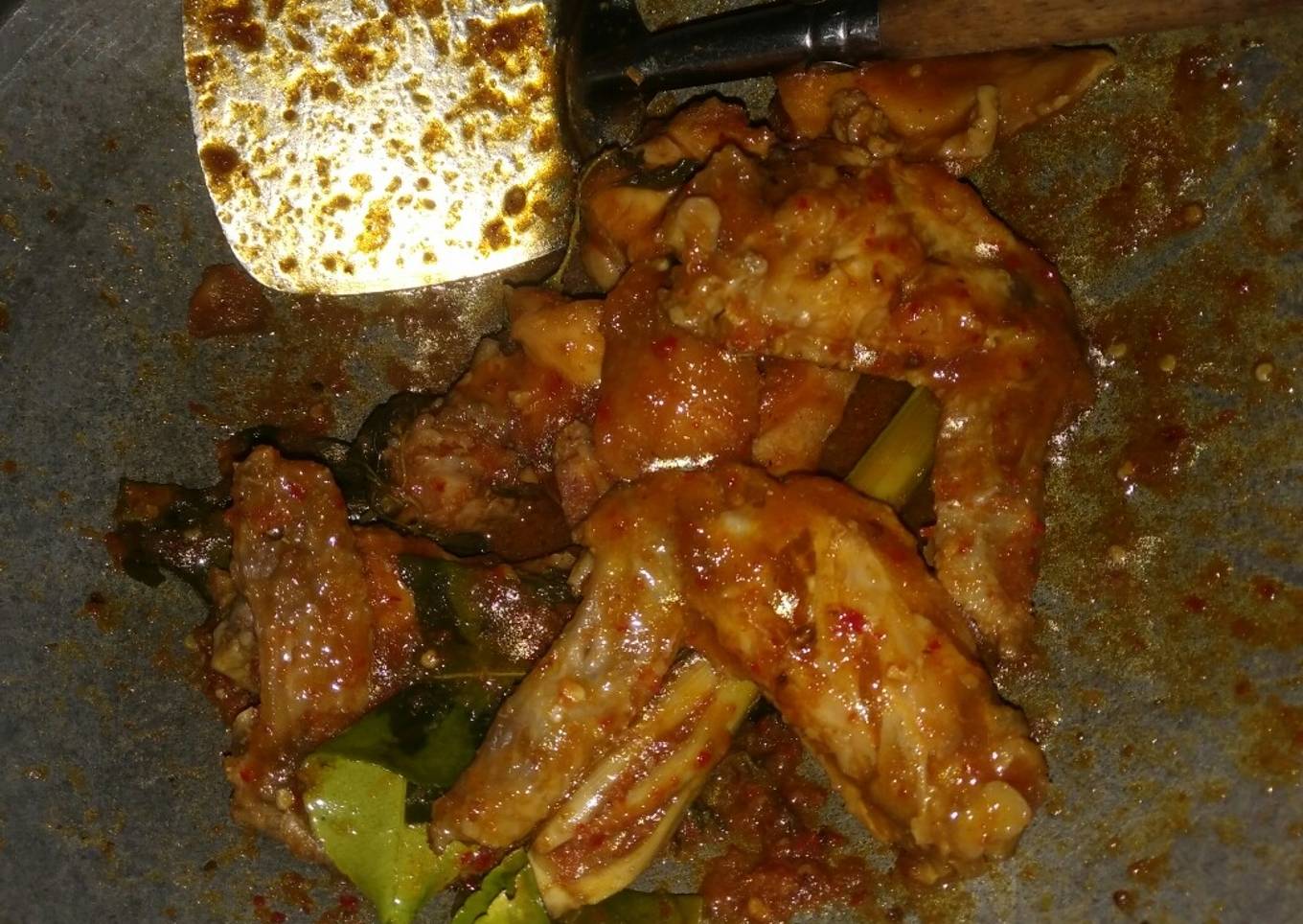 Rica Rica ayam bumbu seadanya