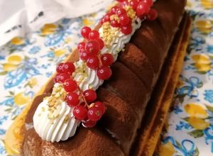 Foto di Rotolo di savoiardi alla Nutella e Ribes