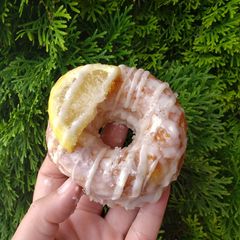 A picture of Vegan and GF donuts.