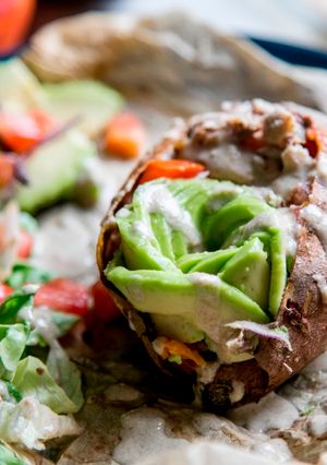 Édesburgonya csónak (gluténmentes, paleo) recept fotója
