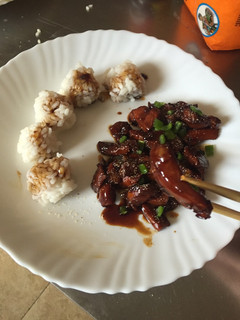 Una foto de Pollo teriyaki con arroz (fácil)