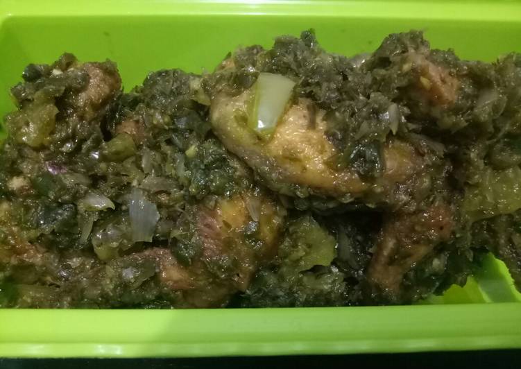 Ayam sambal lombok ijo