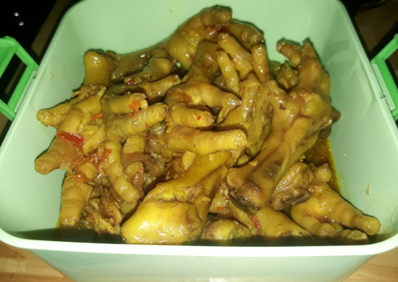 Ceker pedas meletoop