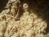 Arroz con pollo deshuesado