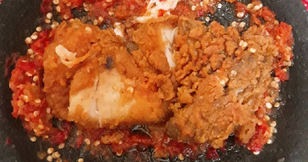 Resep Ayam Geprek Sambel Magelang Bawang Oleh Chandraayu Cookpad