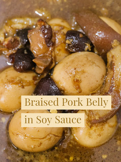 Foto resep Babi Hong / Braised Pork Belly in Soy Sauce / Tau Yew Bak
