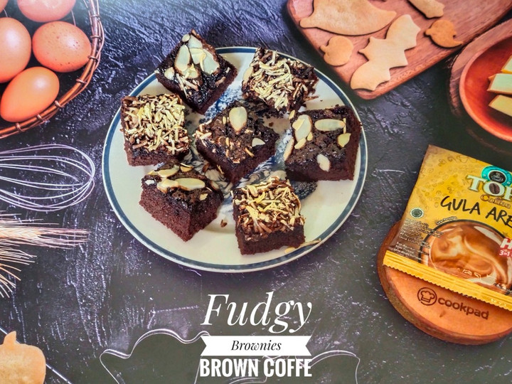 Cara Memasak Fudgy Brownies Brown Coffee Rumahan