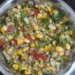 A picture of Corn sprouts chaat.