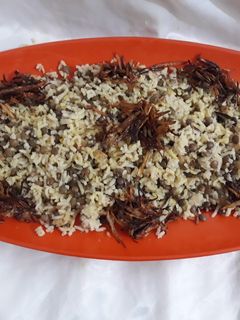 عکسی از دستور مجدر‌ة الرز (عدس پلو لبنانی)
