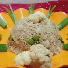 A picture of Cauliflower Fried Rice.