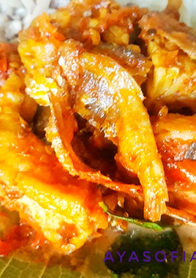 Foto resep Tahu Tempe Ikan Asin Bumbu Balado Mercon