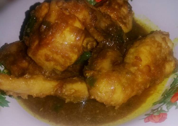 Ayam kecap pedas