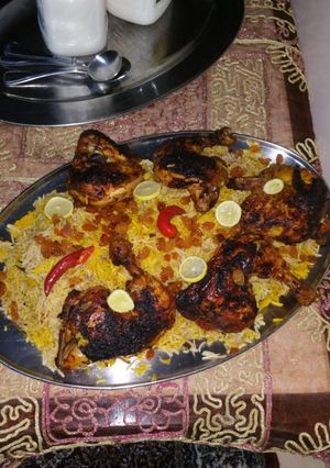 صورة لوصفة الكبسه السعودي