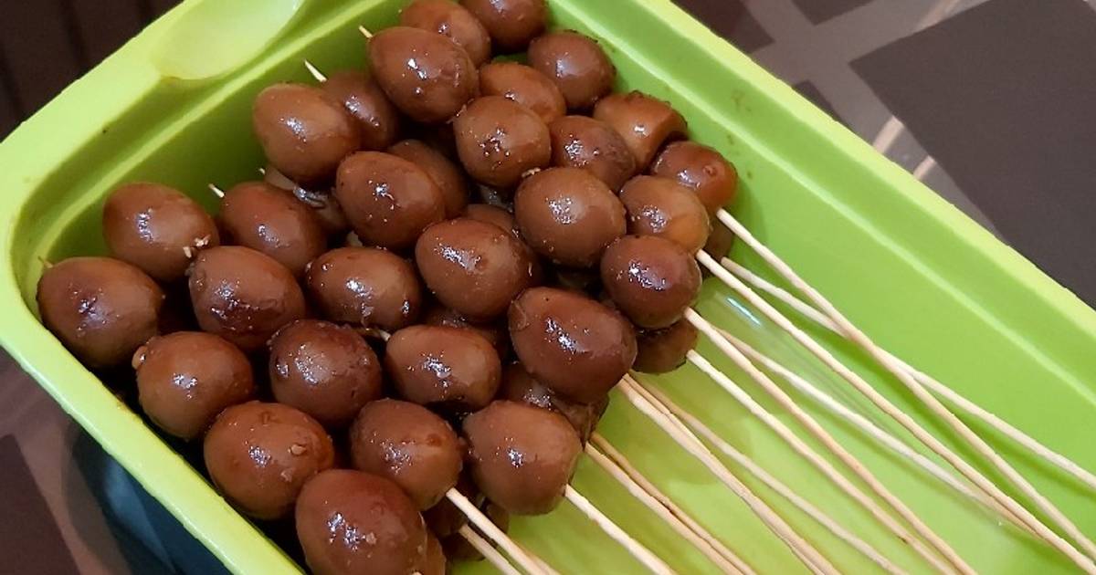 Resep Sate Telur Puyuh Ala Angkringan Oleh Ayu Setiawati Cookpad