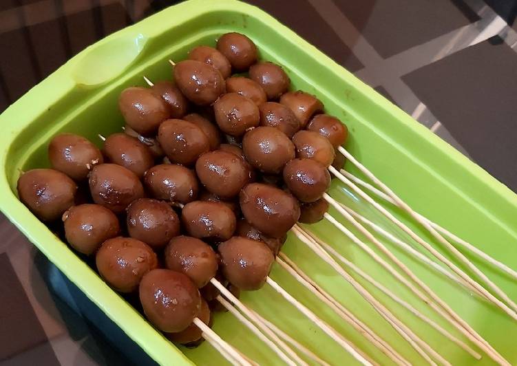 Resep Sate Telur Puyuh Ala Angkringan yang Sempurna