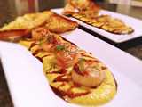 balsamic scallops