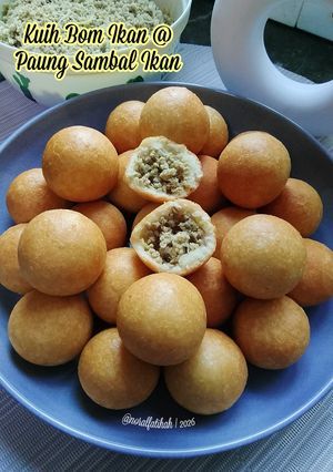 Gambar Kuih Bom Ikan @ Paung Sambal Ikan