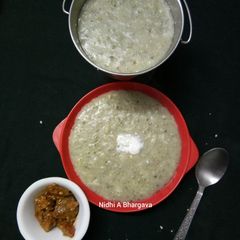 A picture of Bajra khichdi.