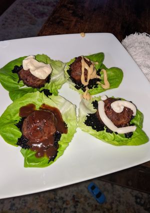 A picture of Keto Turkey Meatballs.